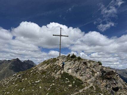 Foto von Han en Christa Jordaan entlang der Tour