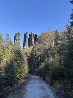 Foto von Sylvia Sellung entlang der Tour