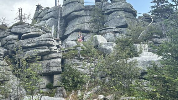 Foto von Andreas Beige entlang der Tour