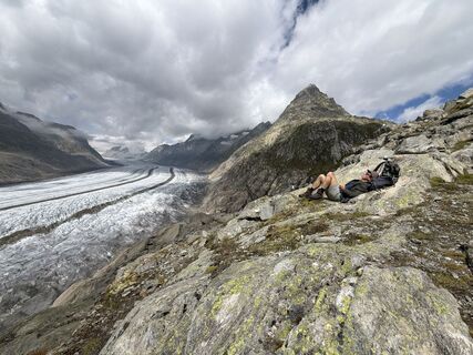 Foto von Hartwig Trost entlang der Tour