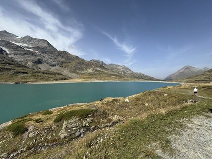 Photo de Marco Angelo Bongini le long du parcours