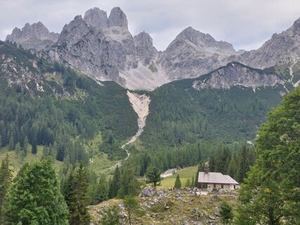 Photo de Andrea Mahringer le long du parcours