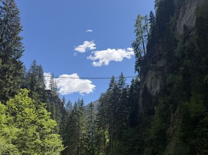 Foto von Astrid entlang der Tour