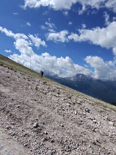 Foto von Leopoldo Ermetes entlang der Tour