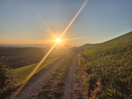 Foto von Markus Christen entlang der Tour