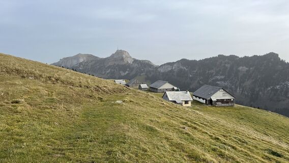 Zdjęcie z Reto Semadeni wzdłuż trasy