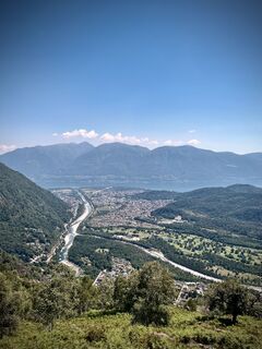 Foto von Aurelian Böhler entlang der Tour