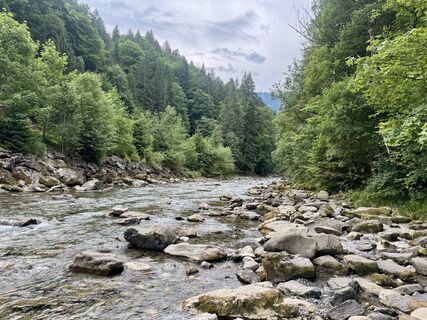 Fotografia z René Kozlowski na trase