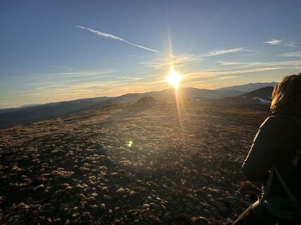 Foto de Andrea Mohl a lo largo del recorrido