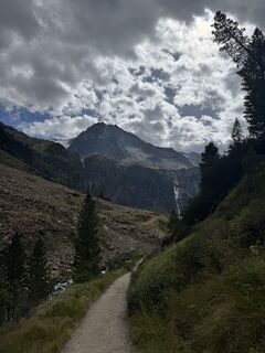 Foto von Noah Gebhart entlang der Tour