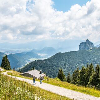 Blick von der Hochalphütte am Breitenberg