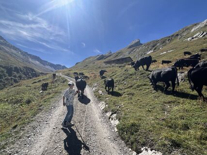 Foto de Giulio Vannini a lo largo del recorrido