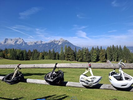 Foto von Carola entlang der Tour
