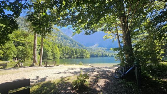Foto von Johann Schallinger entlang der Tour
