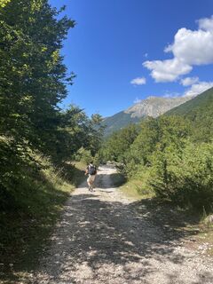 Foto von Elio entlang der Tour