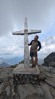 Foto von Klaus Lehner entlang der Tour