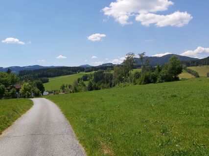 Ausblick in Tulwitz, Naturpark Almenland in der Oststeiermark