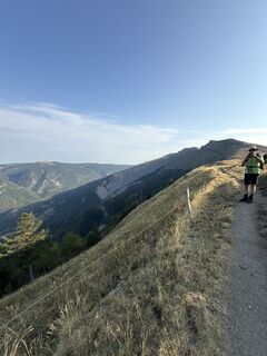 Photo de Peter Duerig le long du parcours