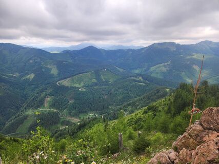 Foto von Petra Riegler entlang der Tour