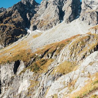 Alpine Bergwelt.