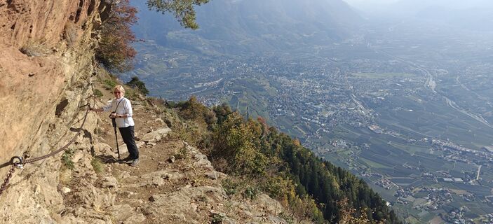 Foto von Klaus Scharfe entlang der Tour