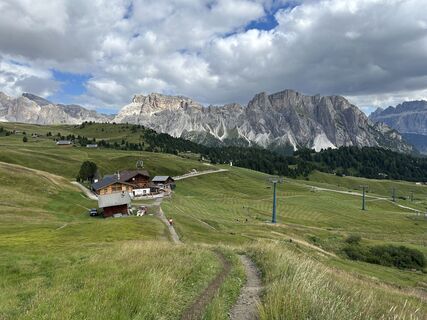 Foto van Helmut Ertz langs de tour
