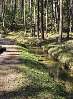 Photo de Michaela Kuntner le long du parcours