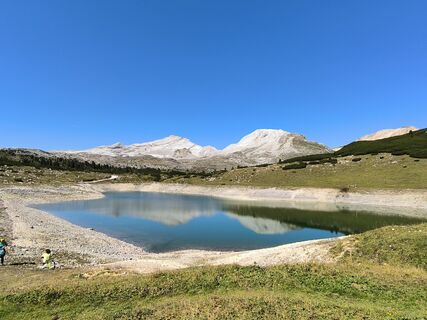 Zdjęcie z Walter Tinkhauser wzdłuż trasy