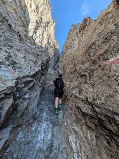 Photo de Martin Glaser le long du parcours