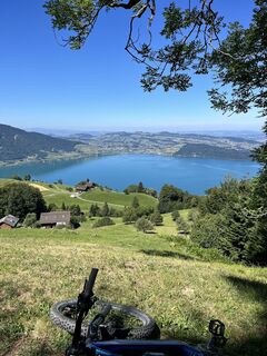 Foto von Jeannette Megert entlang der Tour