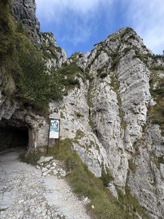 Foto de Abramo Di Bernardo a lo largo del recorrido