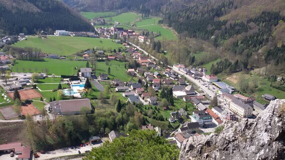 Blick vom Kirchstein auf die Kartause