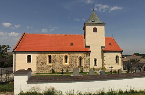 Kath. Pfarrkirche und Friedhof in Spital