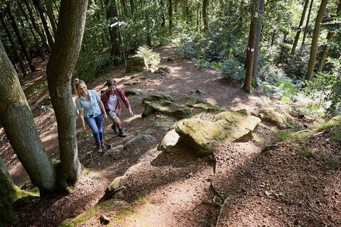 Unterwegs auf dem Kirkeler Felsenpfad