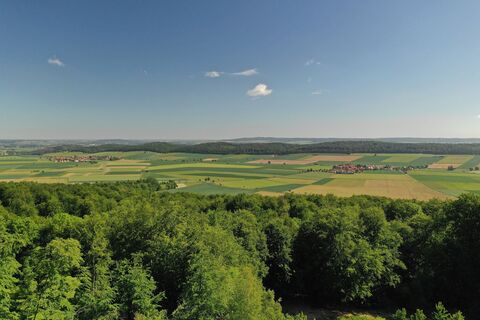Blick vom Leineberglandbalkon, Duingen