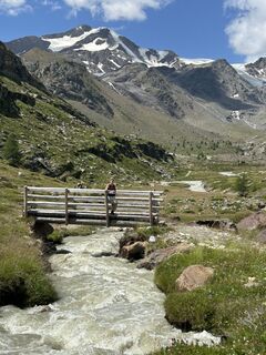 Photo de Hans van den Berg le long du parcours