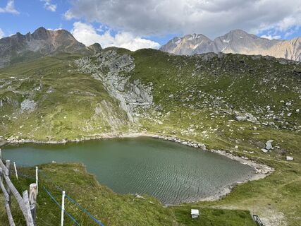 Photo de Oskar Vogel le long du parcours