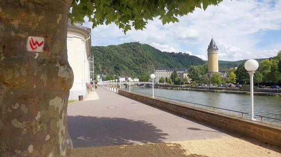 Bad Ems riverside promenade