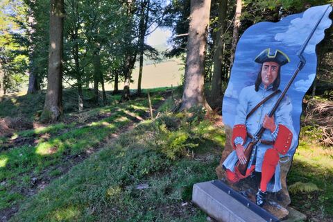 Türkenlouispfad_Fußsoldat_BajonettWalter Biselli