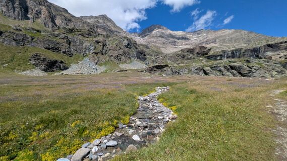 Foto von Richard Schwald entlang der Tour