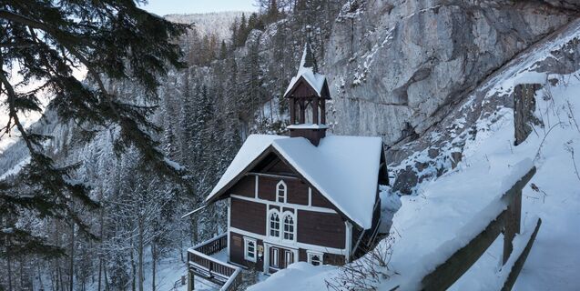 Schüsserlbrunn Winter_Naturpark Almenland_Oststeiermark