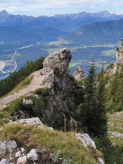 Photo de Dominik Bausch le long du parcours