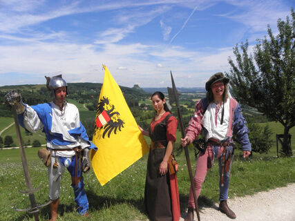 Historische Wächter an der alten Landesgrenze