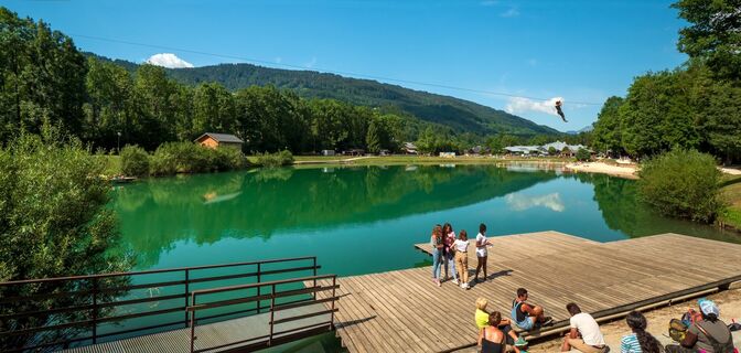 Blauer See in Morillon