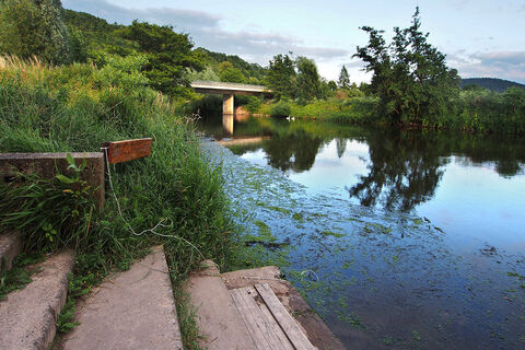 Bootsanlegestelle Werra-Kanu-Aktiv-Station Creuzburg