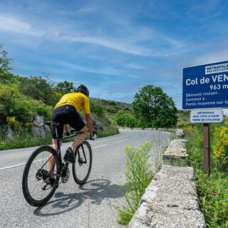 Rennradfahren col de Vence