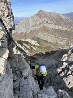 Photo de Andre Carì le long du parcours