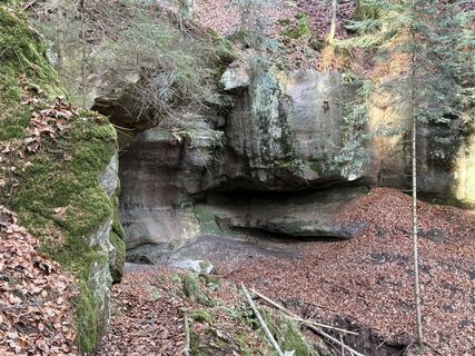 Photo de Norbert Herbig le long du parcours