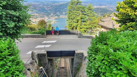 Aussicht in Brunate