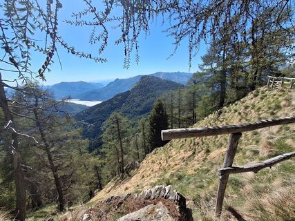Foto de Marco Pezzuolo a lo largo del recorrido
